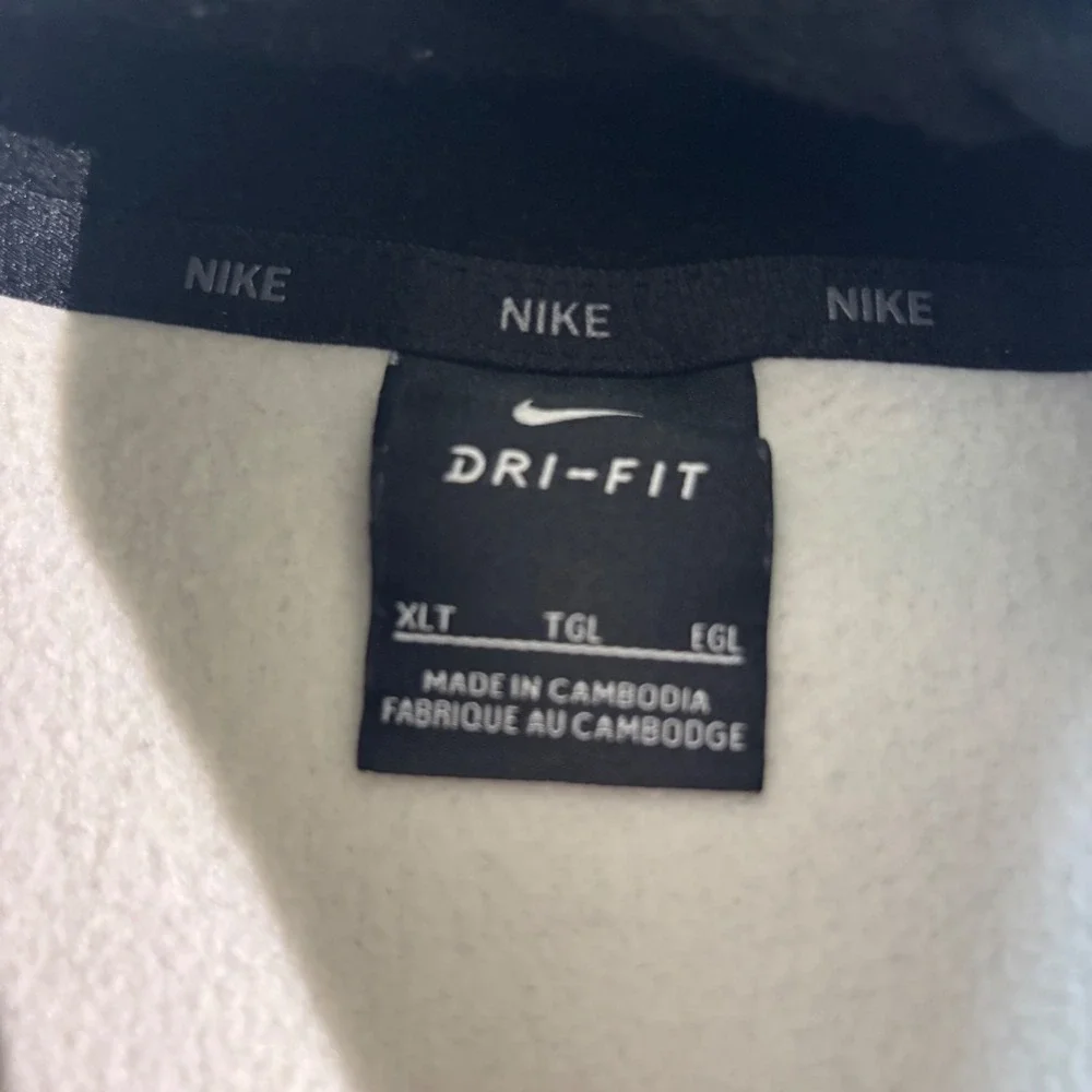 Nike Dri-FIT Mens XLT‎ Grey Black Colorblock Swoosh Training Hoodie 931991-063